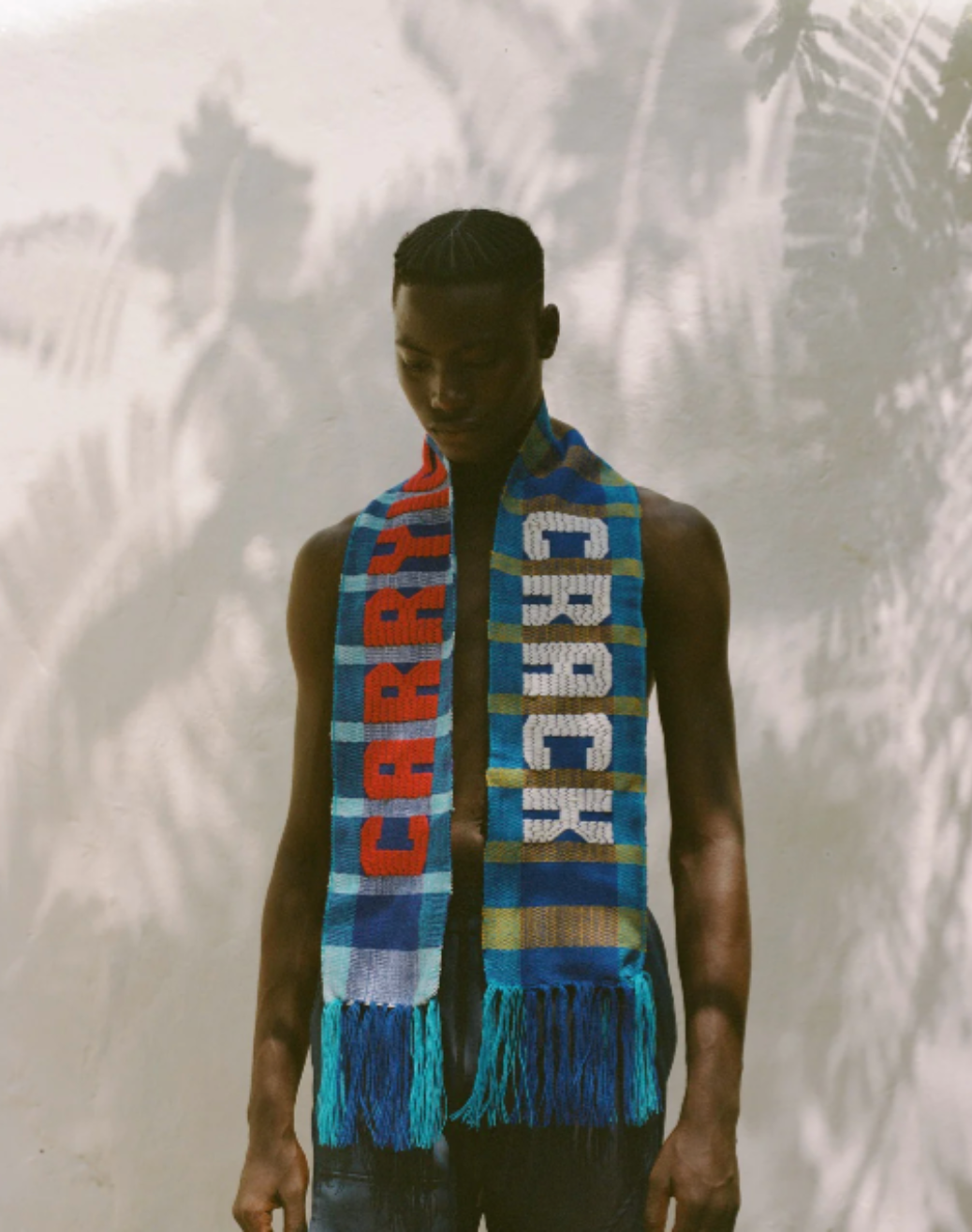 Duval Timothy x Crack Magazine hand-woven scarf