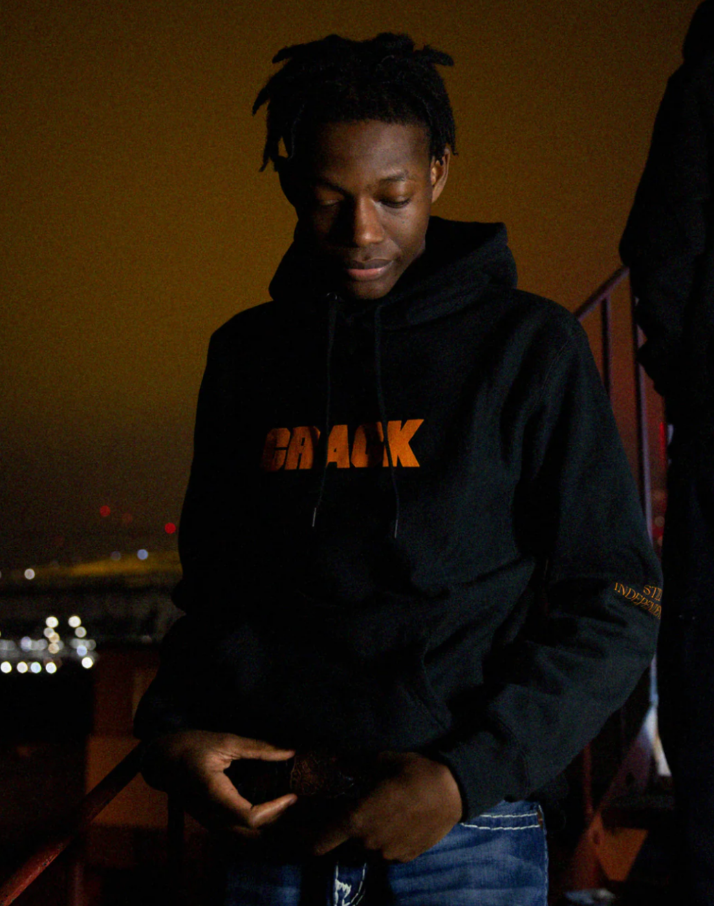 Still Independent: Black Classic Logo Hoodie