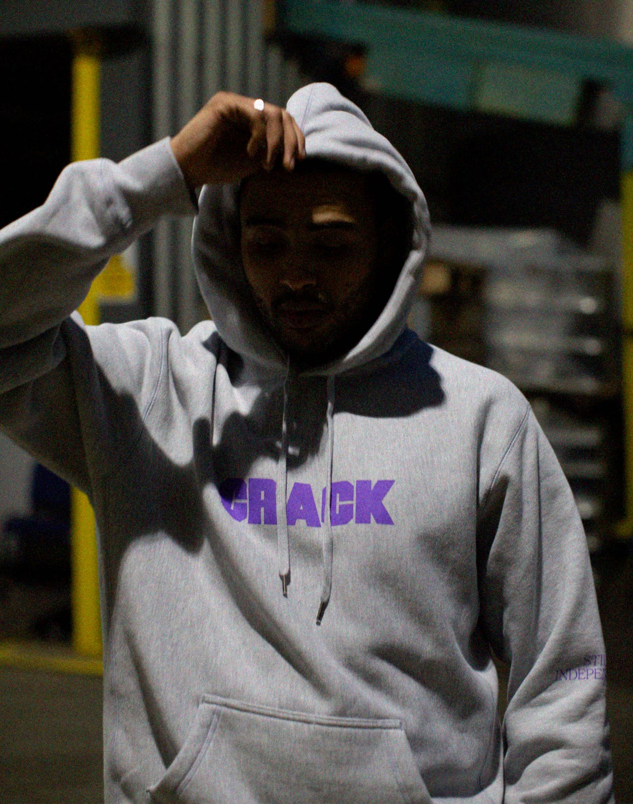 Still Independent: Grey Classic Logo Hoodie