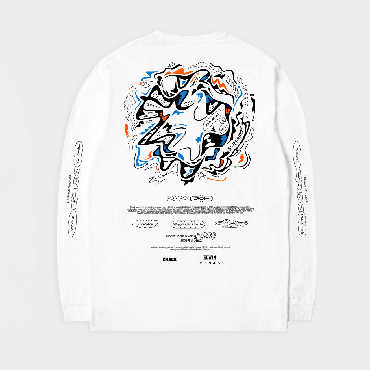 Crack Magazine Supporters x Edwin Tee