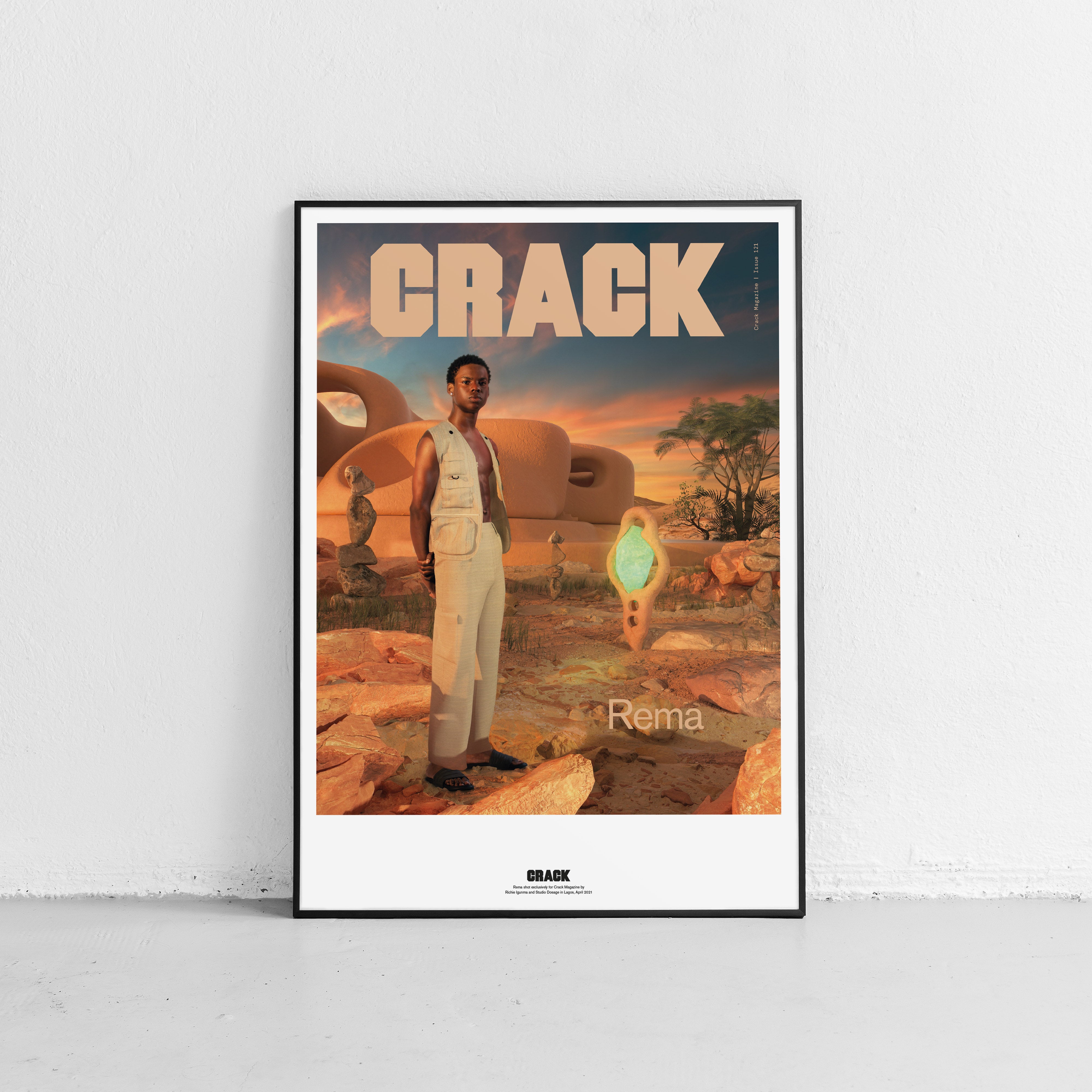 Issue 121: Rema Cover Print - Crack Magazine