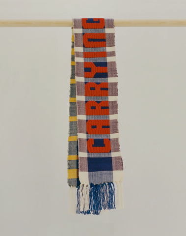 Duval Timothy x Crack Magazine hand-woven scarf