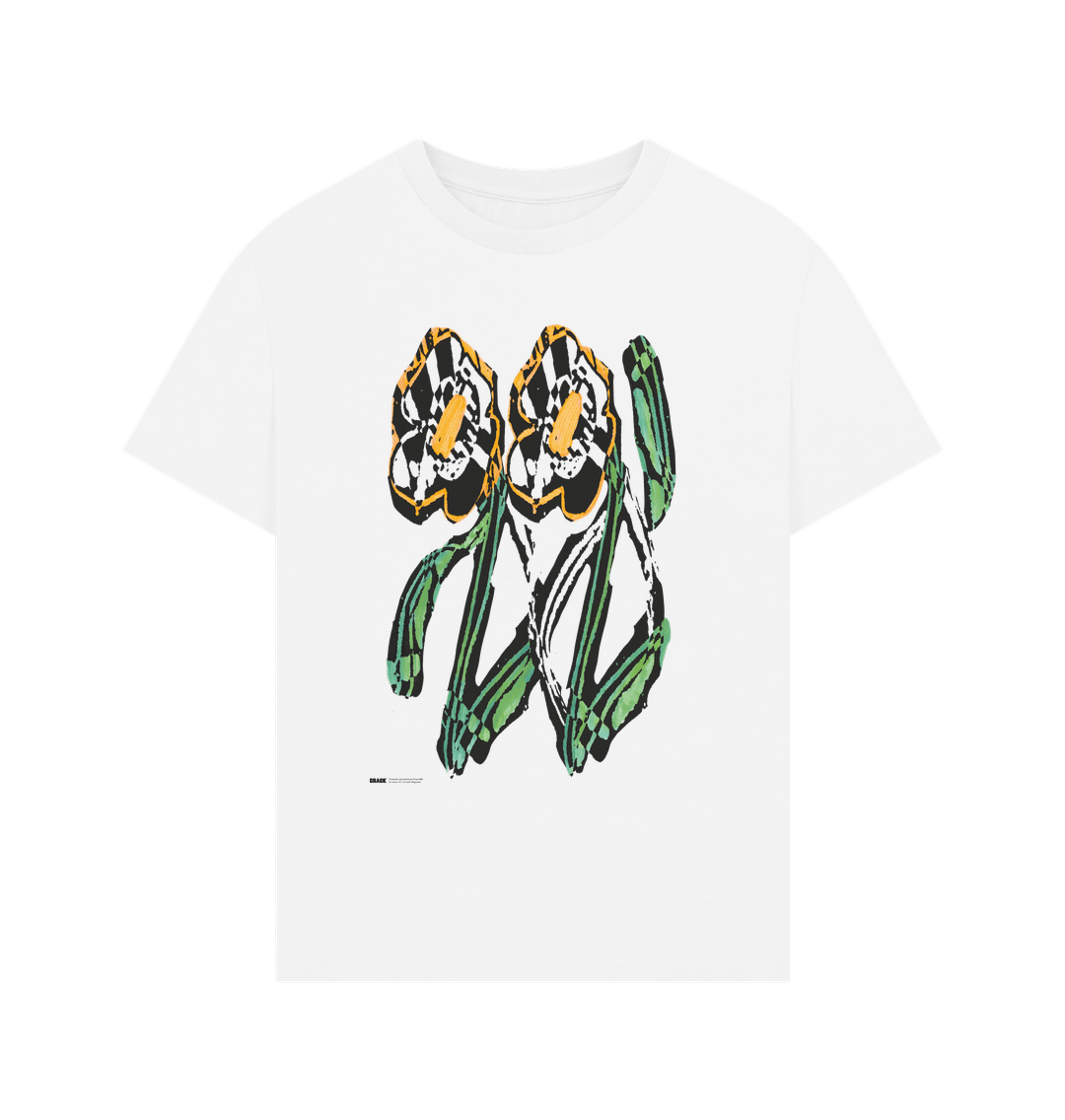 White Anna Mills T-shirt