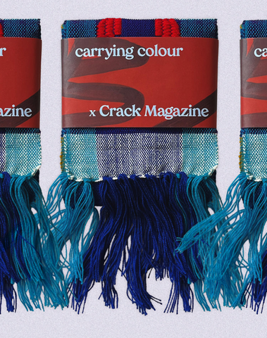 Duval Timothy x Crack Magazine hand-woven scarf