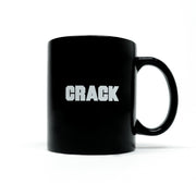 Crack Logo Print Ceramic Mug