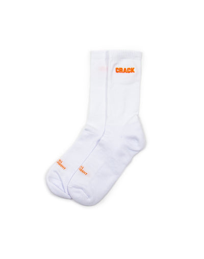 Still Independent: White and Orange Socks